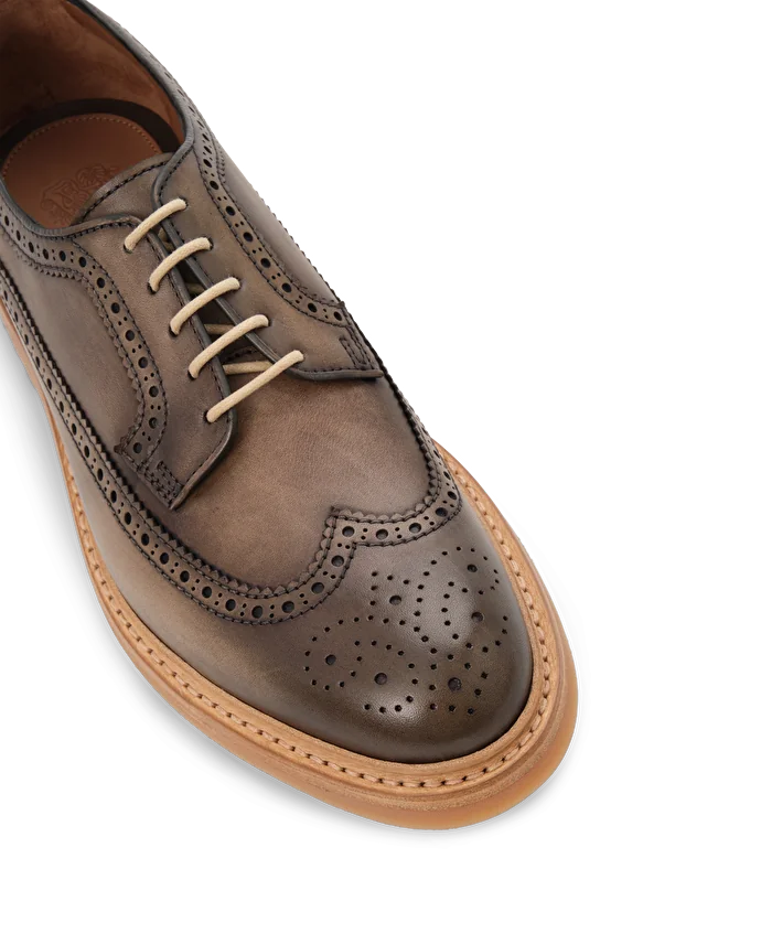 Lottusse Derby Brogue Weston Cuir De Veau Vert