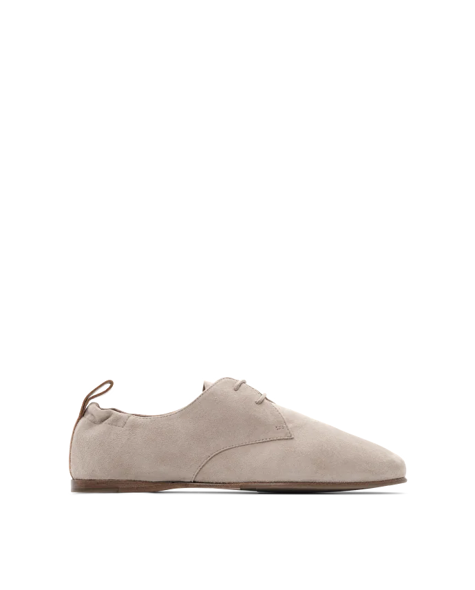 lottusse Derby Cavour Cuir d'Agneau Taupe