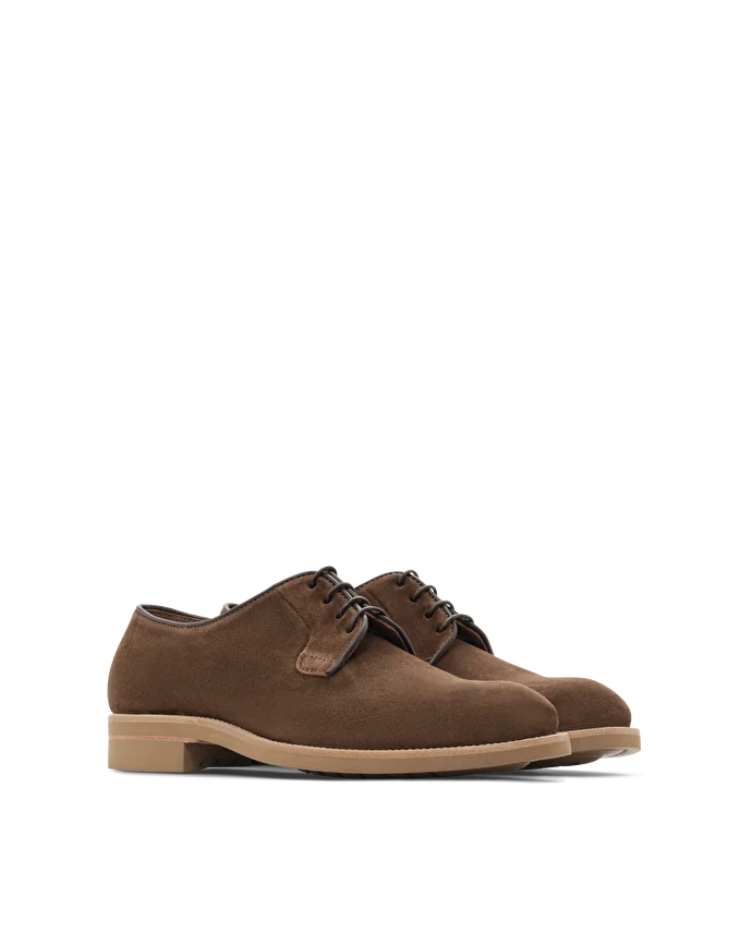 Lottusse Derby Cavour Cuir De Veau Marron