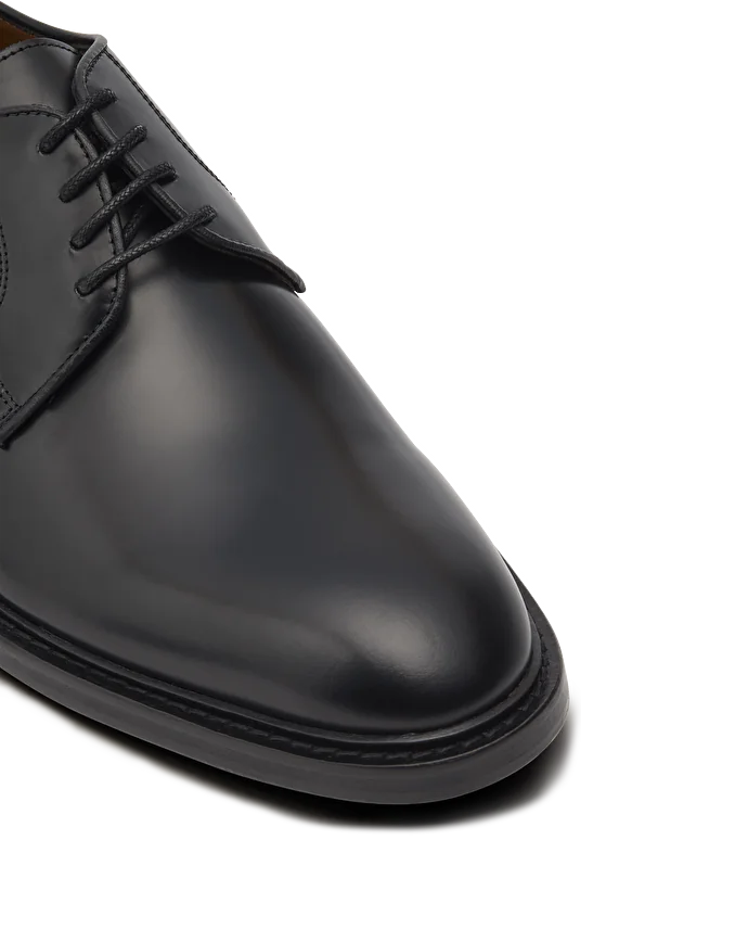 Lottusse Derby Harrys En Cuir De Veau Noir