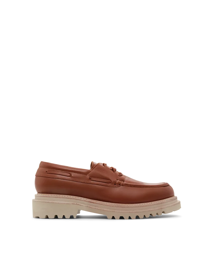 Lottusse Derby Loafers Covent Cuir De Veau Marrone