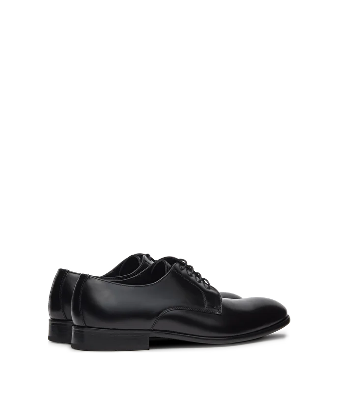 Lottusse Derby Regent En Cuir De Veau Noir