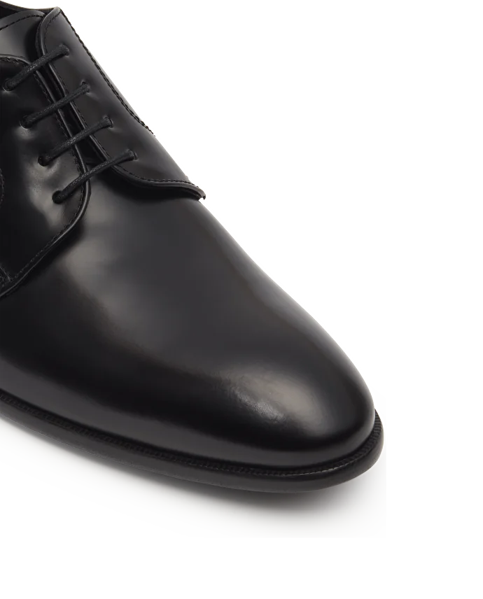 Lottusse Derby Regent En Cuir De Veau Noir