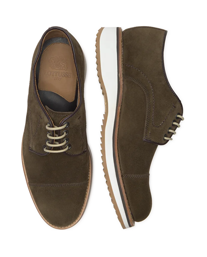 Lottusse Derby Stanford En Cuir Moka