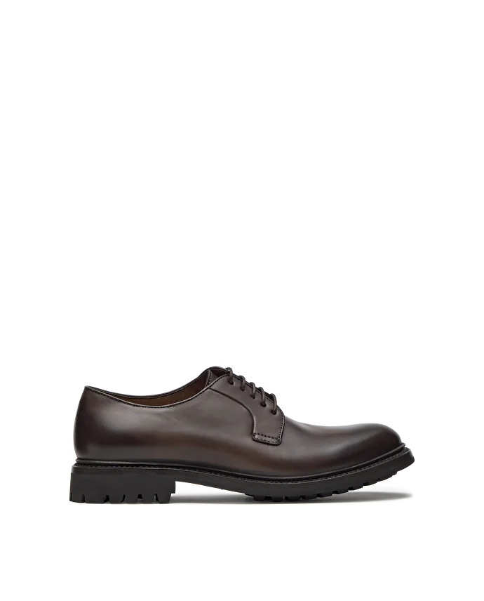 Lottusse Derby Walton En Cuir De Veau Mocha