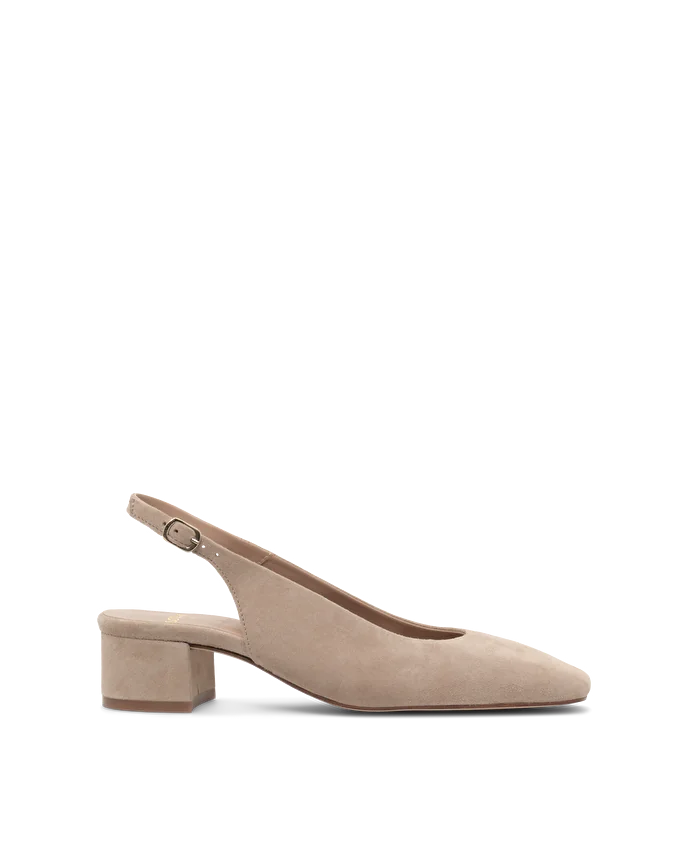 Lottusse Escarpins Goya Cuir D'Agneau Taupe