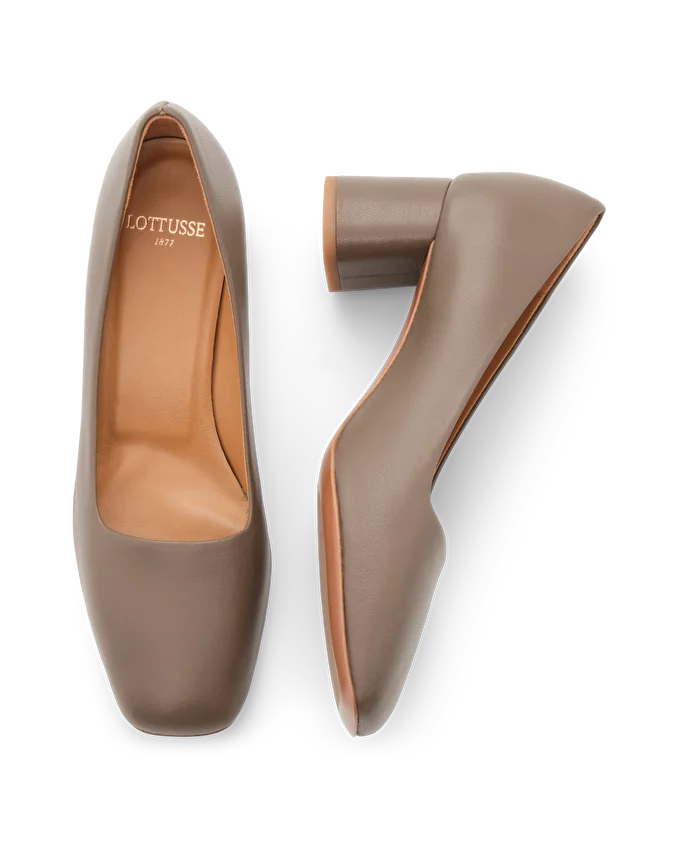 Lottusse Escarpins Nicole Taupe