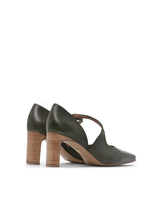 Lottusse Escarpins Smithson Cuir De Veau Vert