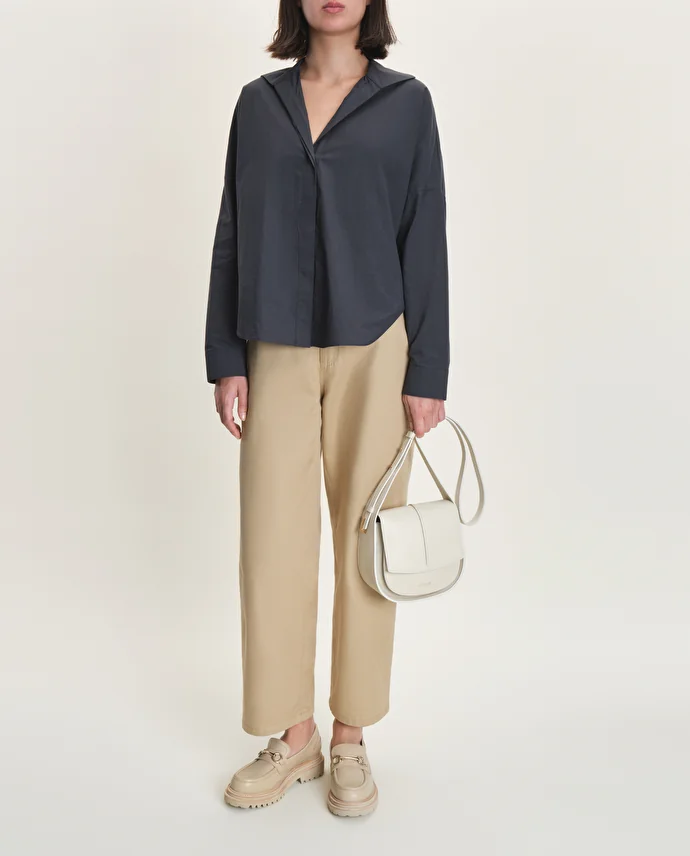 Lottusse Mocassins Covent Cuir De Veau Blanc Cassé