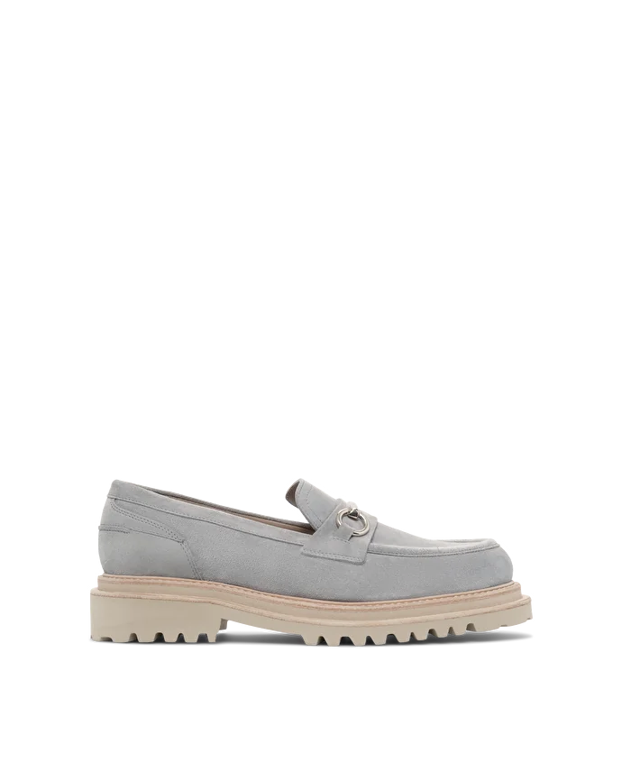Lottusse Mocassins Covent Cuir De Veau Gris