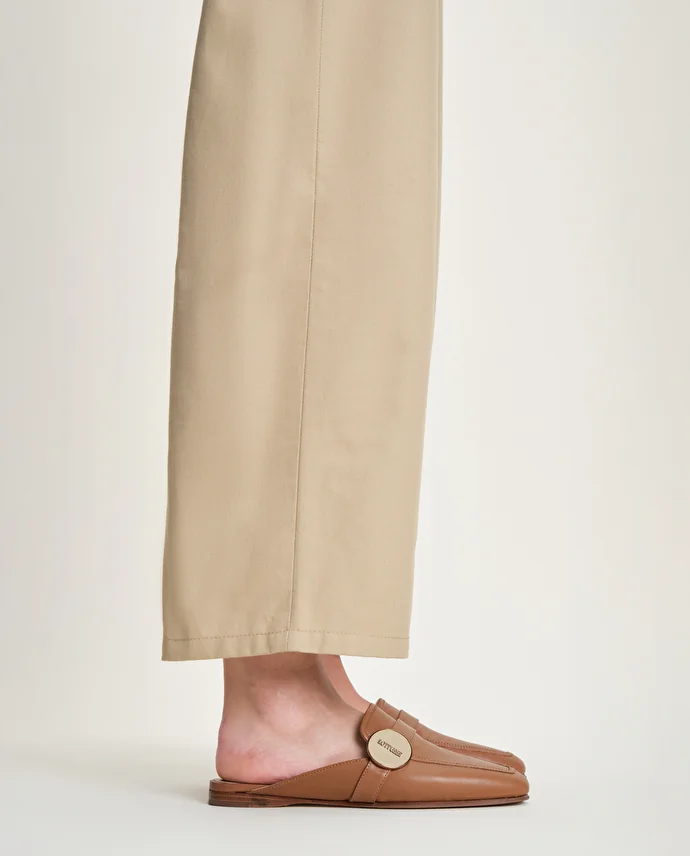 lottusse Mocassins Goya Cuir d'Agneau Marron