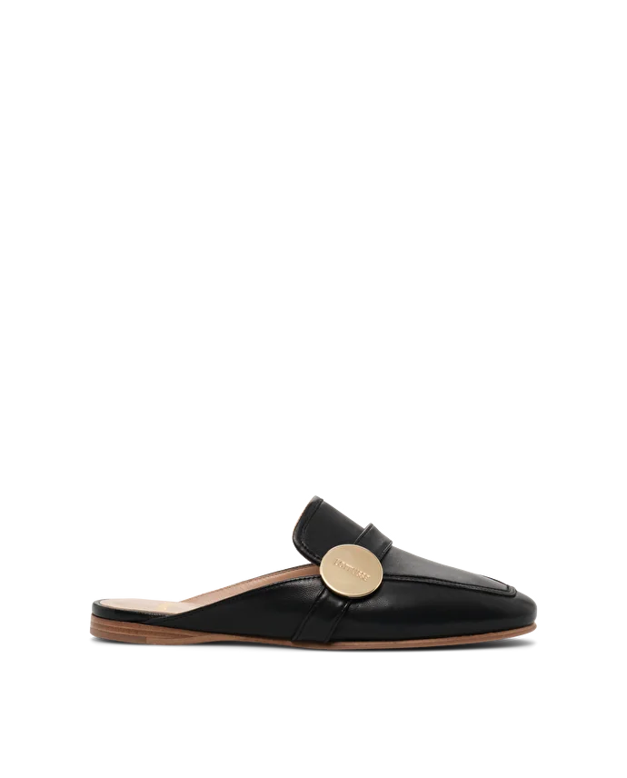 Lottusse Mocassins Goya Cuir D'Agneau Noir