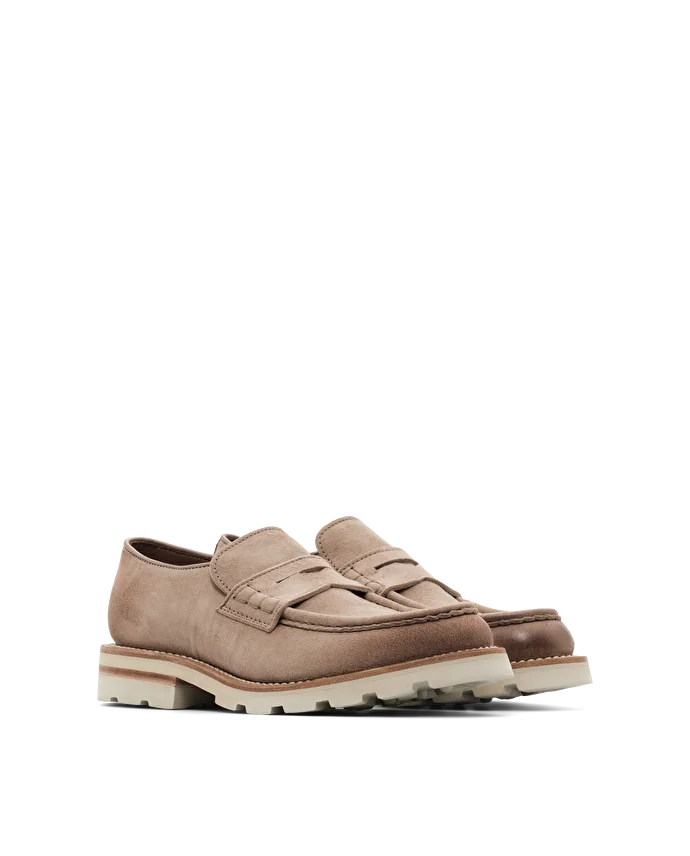 Lottusse Mocassins Murphy Cuir De Cerf Taupe