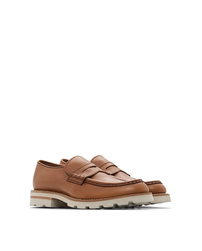 Lottusse Mocassins Murphy Cuir De Veau Marron