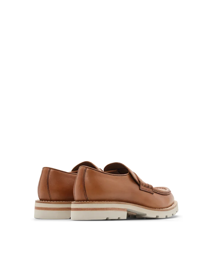 Lottusse Mocassins Murphy Cuir De Veau Marron