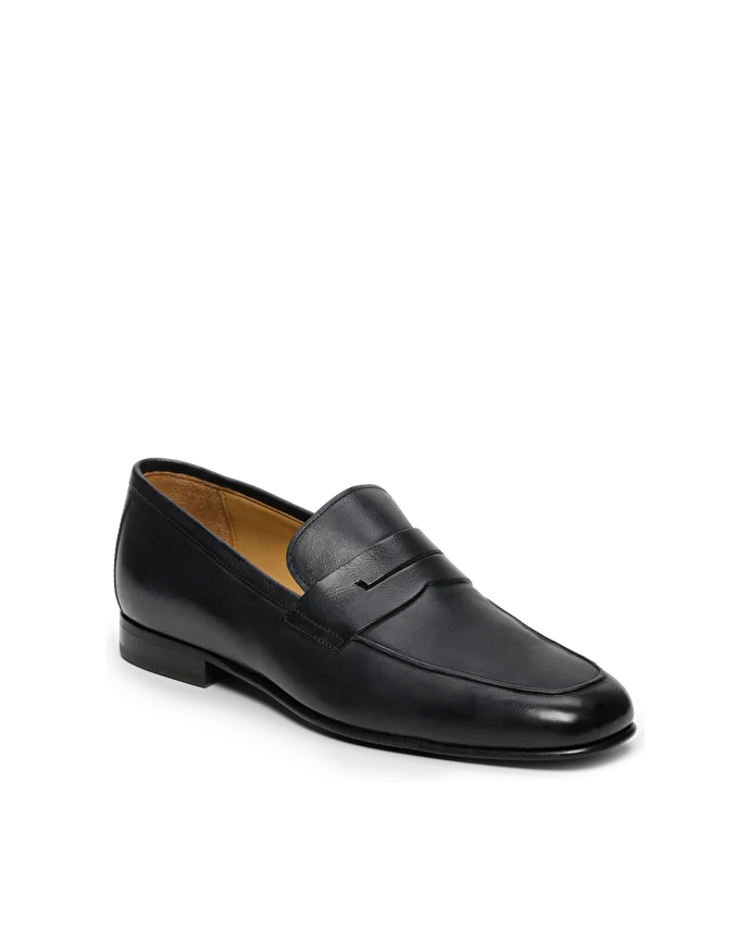 Lottusse Mocassins Padova Bleu Marine