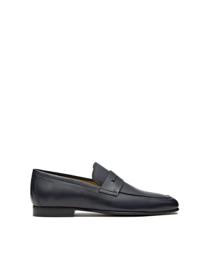 lottusse Mocassins Padova Bleu Marine