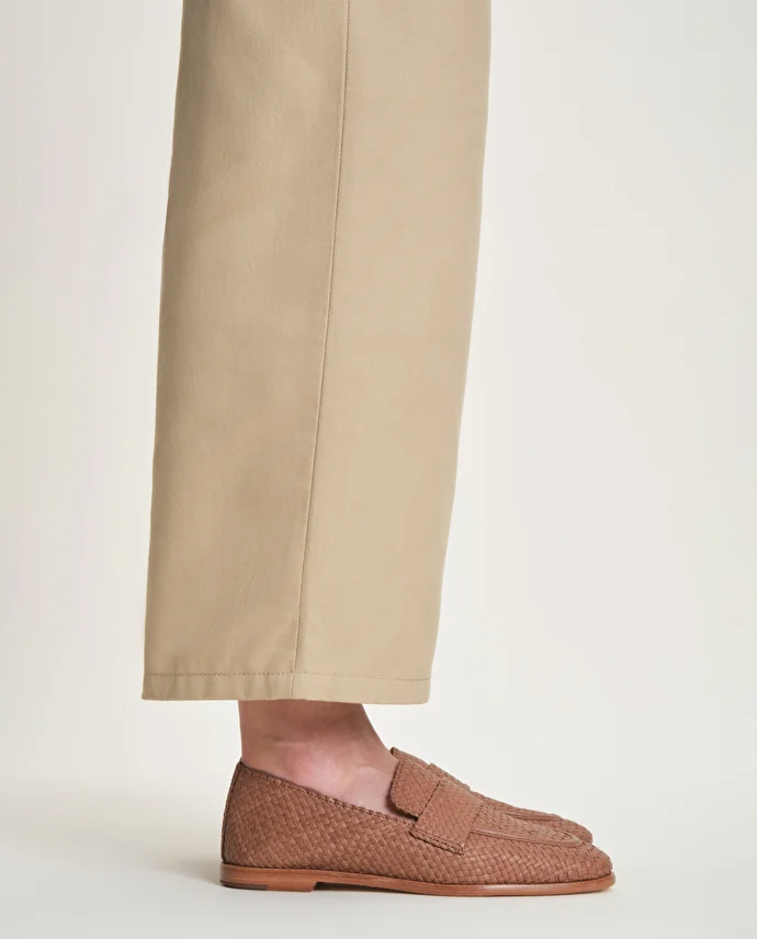 lottusse Mocassins Summer Cuir de Chèvre Marron