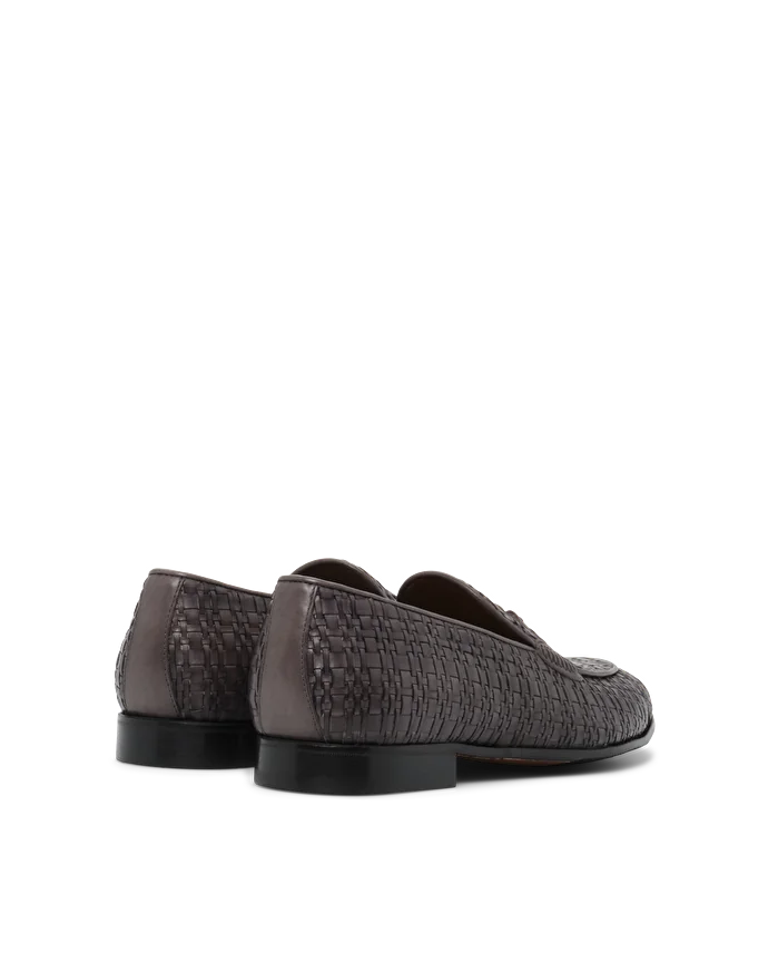 Lottusse Mocassins Verona Cuir De Veau Gris Plomb