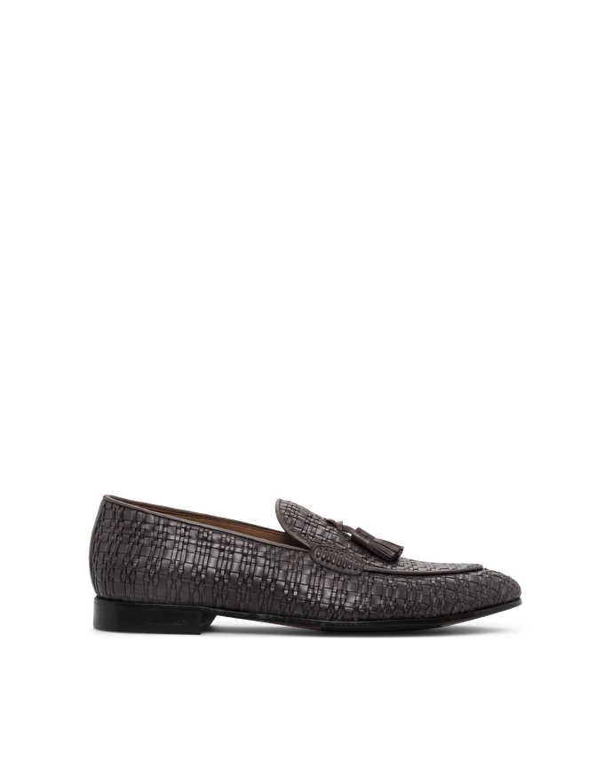 lottusse Mocassins Verona Cuir de Veau Gris plomb