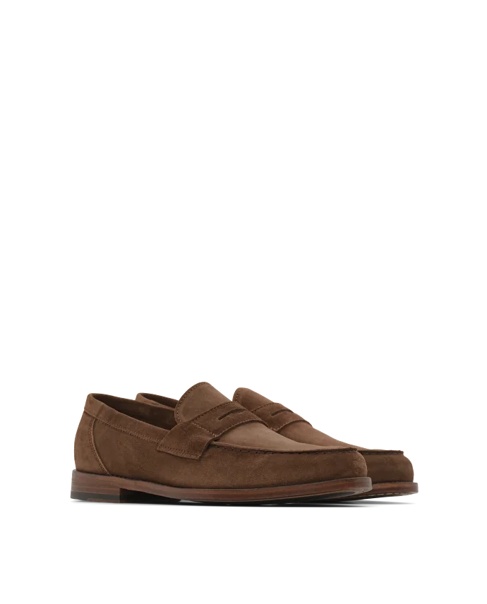 Lottusse Mocassins Yale Cuir De Veau Marron
