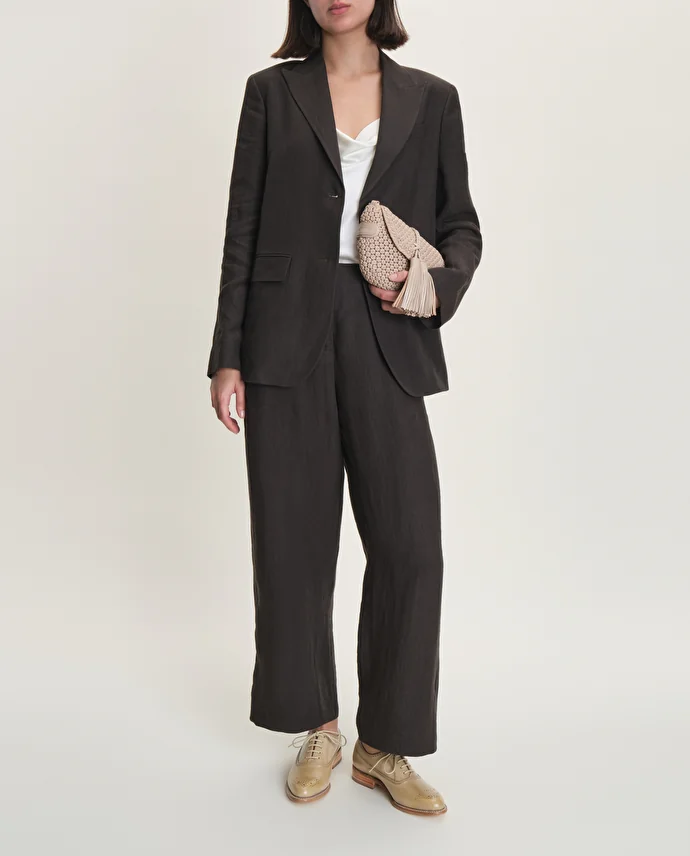 Lottusse Oxford Cambridge Cuir De Veau Vert