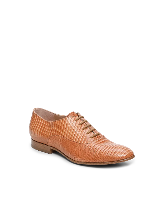 lottusse Oxford Michel en Cuir TressÃ© Rose