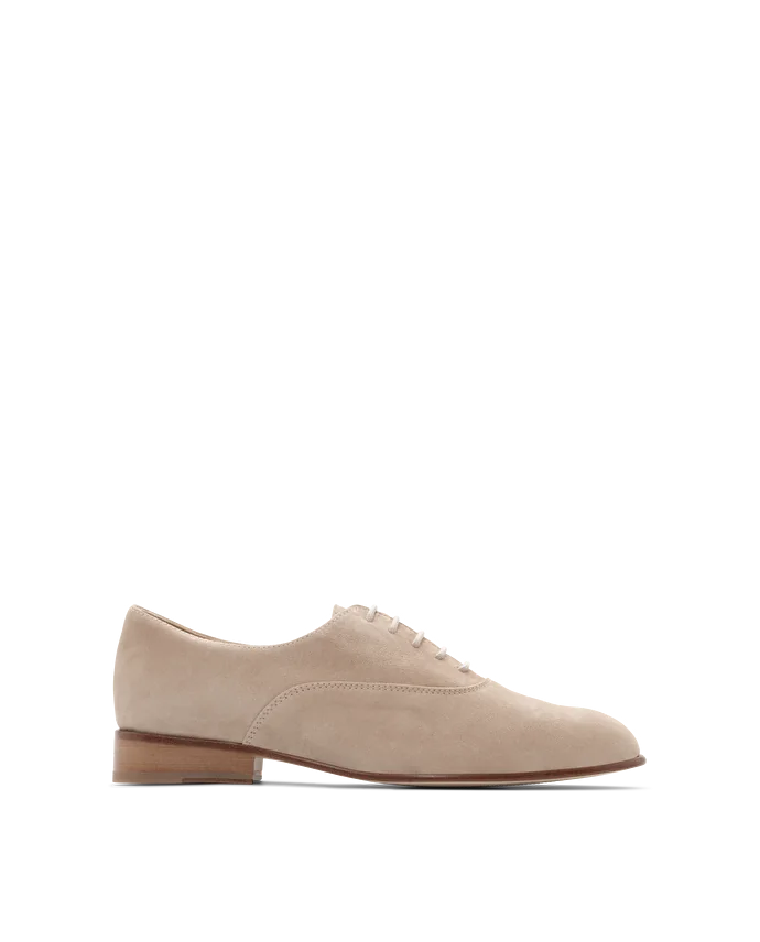 Lottusse Oxford Soller Cuir D'Agneau Taupe