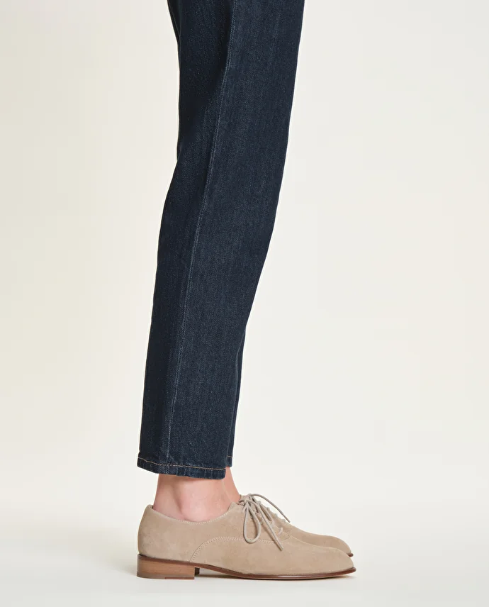 lottusse Oxford Soller Cuir d'Agneau Taupe