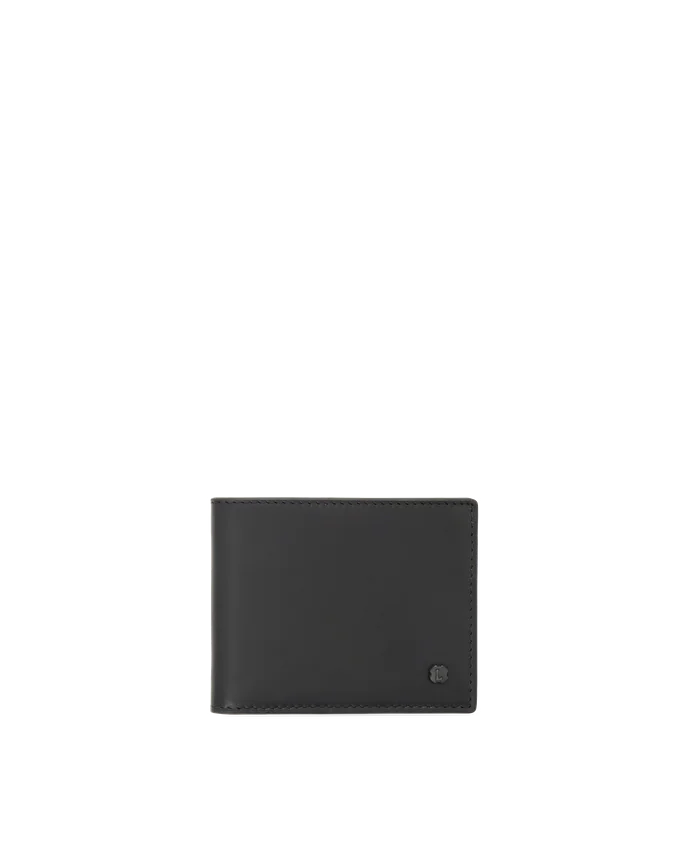 lottusse Portefeuille en cuir de vache Noir