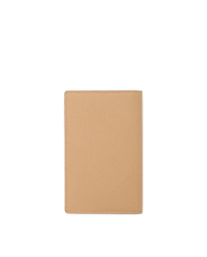 Lottusse Portefeuille En Cuir De Vachette Beige