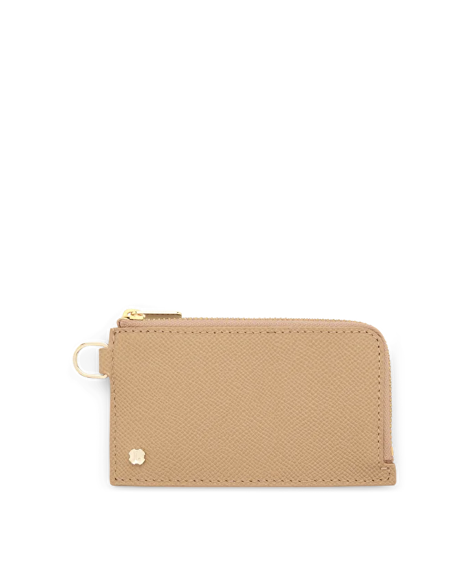 lottusse Portefeuille en cuir de Vachette Beige