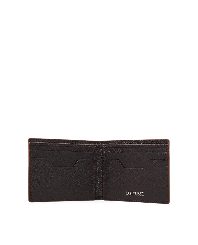 Lottusse Portefeuille En Cuir Moka