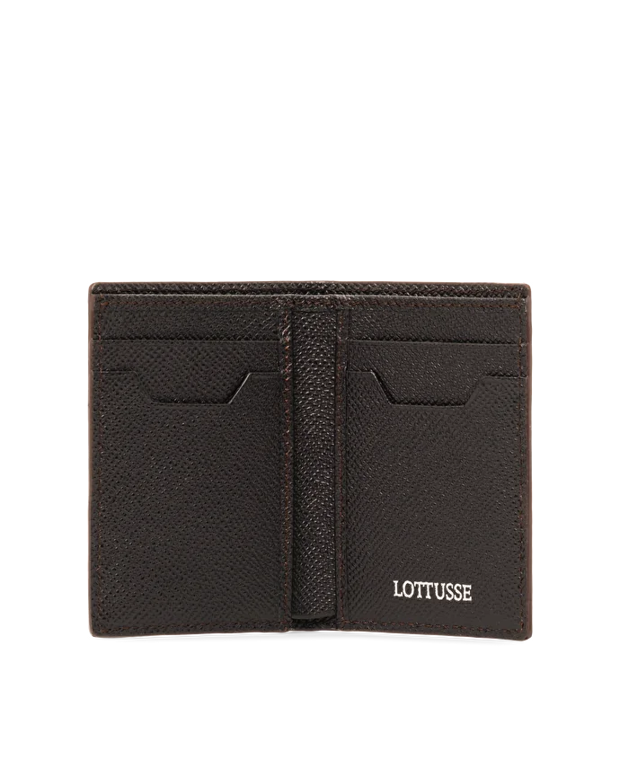 Lottusse Portefeuille En Cuir Moka