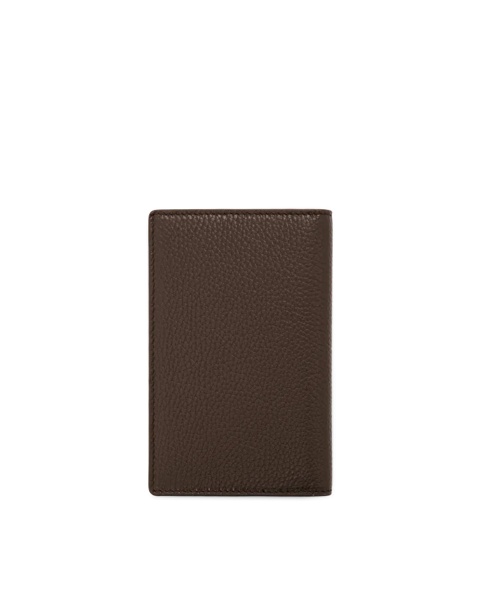 Lottusse Portefeuille En Peau De Vache Marron