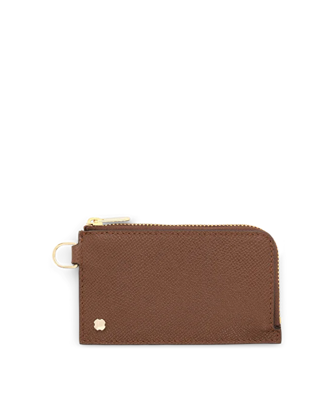 lottusse Portefeuille en peau de vache Marron