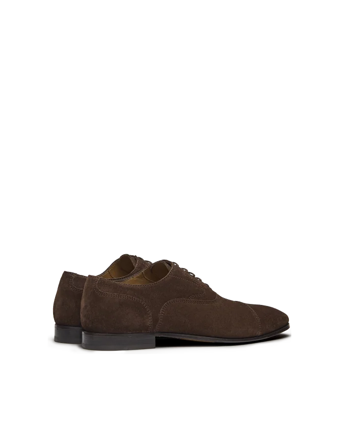 Lottusse Richelieus En Cuir De Veau Brossé Mocha