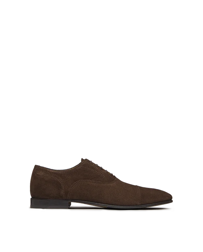 lottusse Richelieus En Cuir De Veau Brossé Mocha
