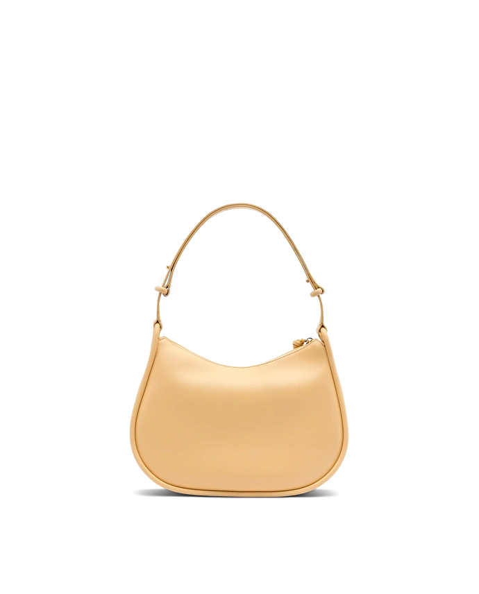 Lottusse Sac à épaule Serena En Cuir Jaune