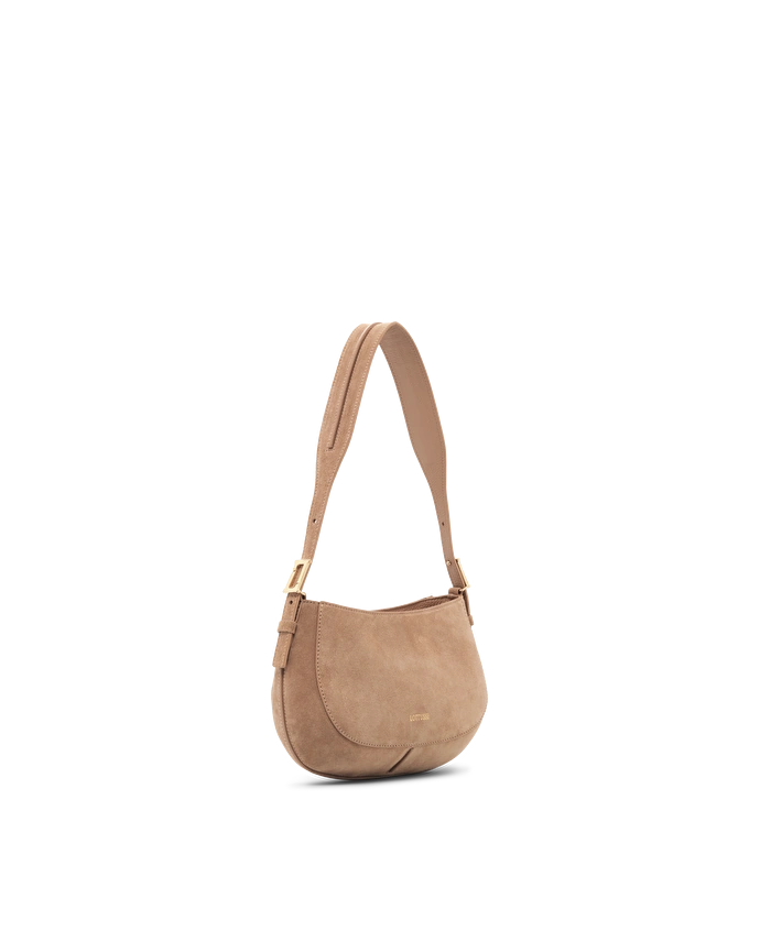 Lottusse Sac à épaule Talaia Cuir De Veau Marron