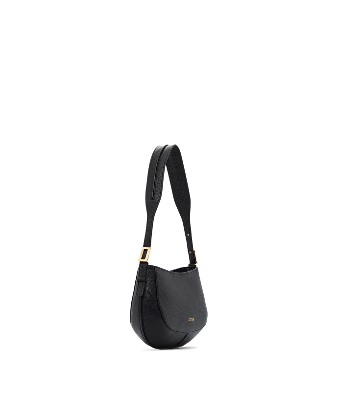 Lottusse Sac à épaule Talaia Cuir De Veau Noir