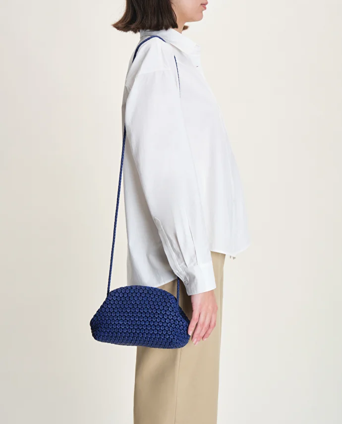 lottusse Sac À Main Avec Noodbag Bleu