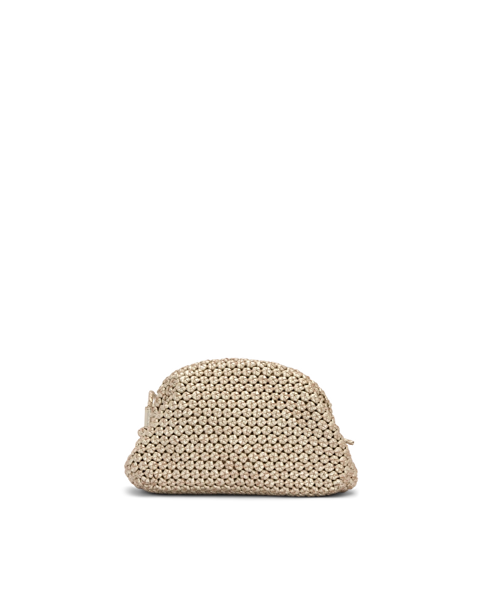 Lottusse Sac à Main Noodbag Cuir D'Agneau Doré