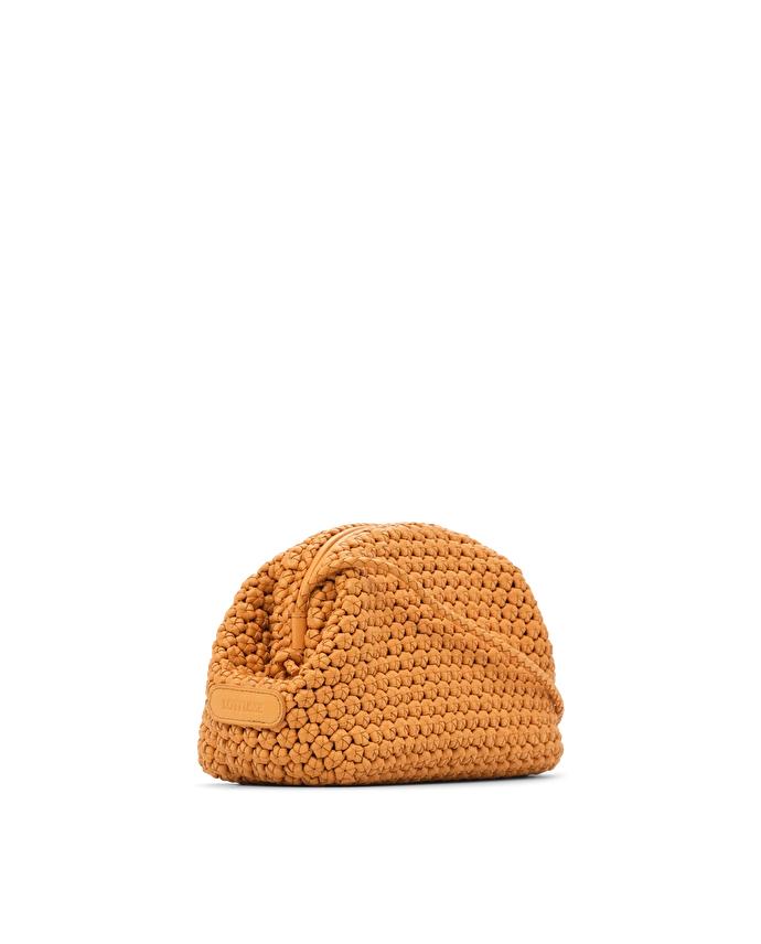 Lottusse Sac à Main Noodbag Cuir D'Agneau Jaune