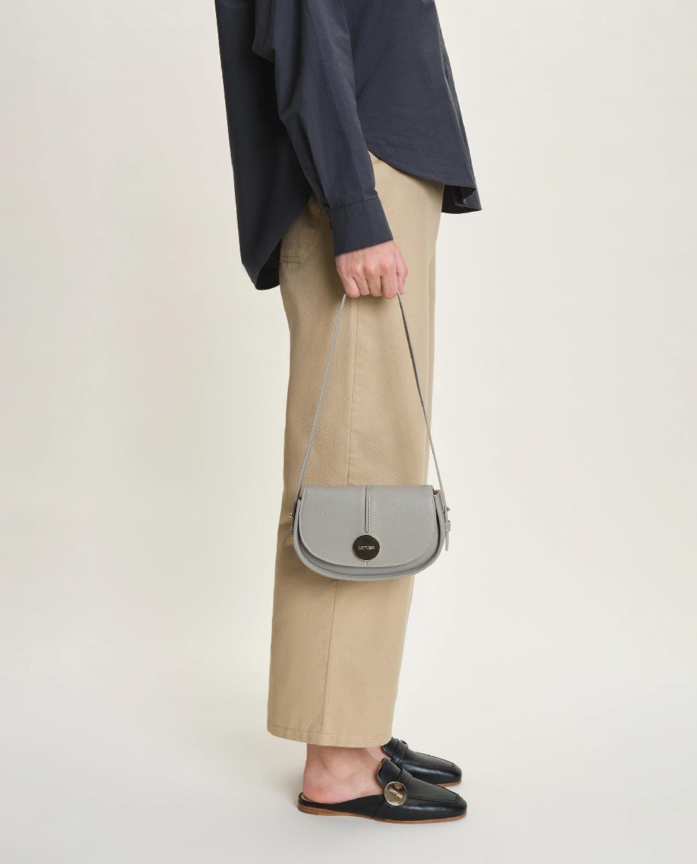 lottusse Sac à main Talaia Cuir de Veau Bleu clair