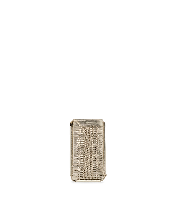 Lottusse Sac Bandoulière Edit Cuir De Veau Or