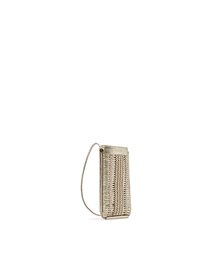 Lottusse Sac Bandoulière Edit Cuir De Veau Or