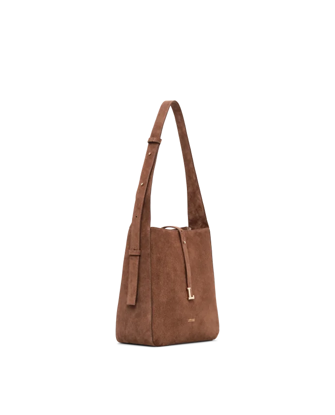 Lottusse Sac Hobo Talaia Cuir De Veau Marron