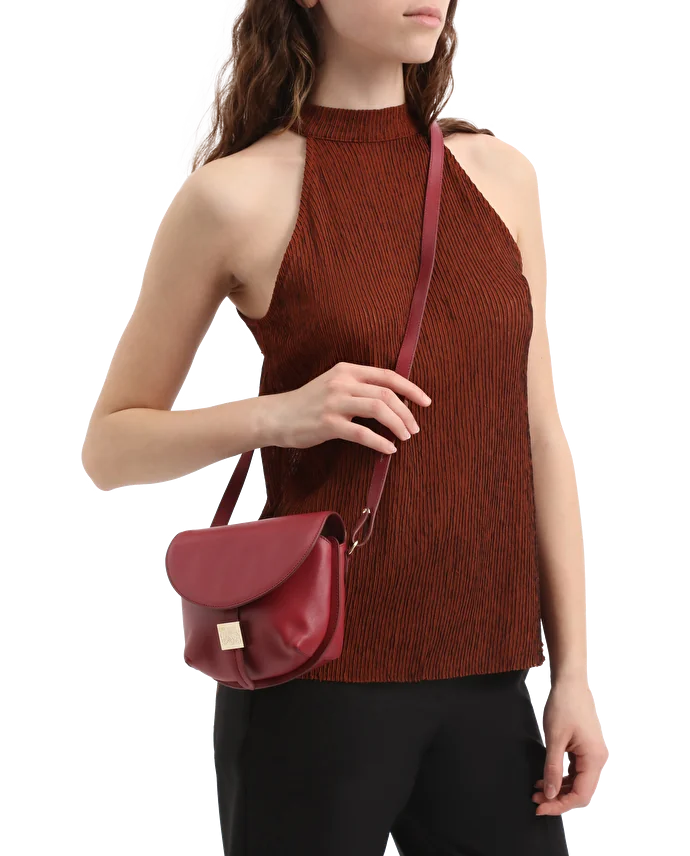 lottusse Sac Rockefeller en Cuir Rose