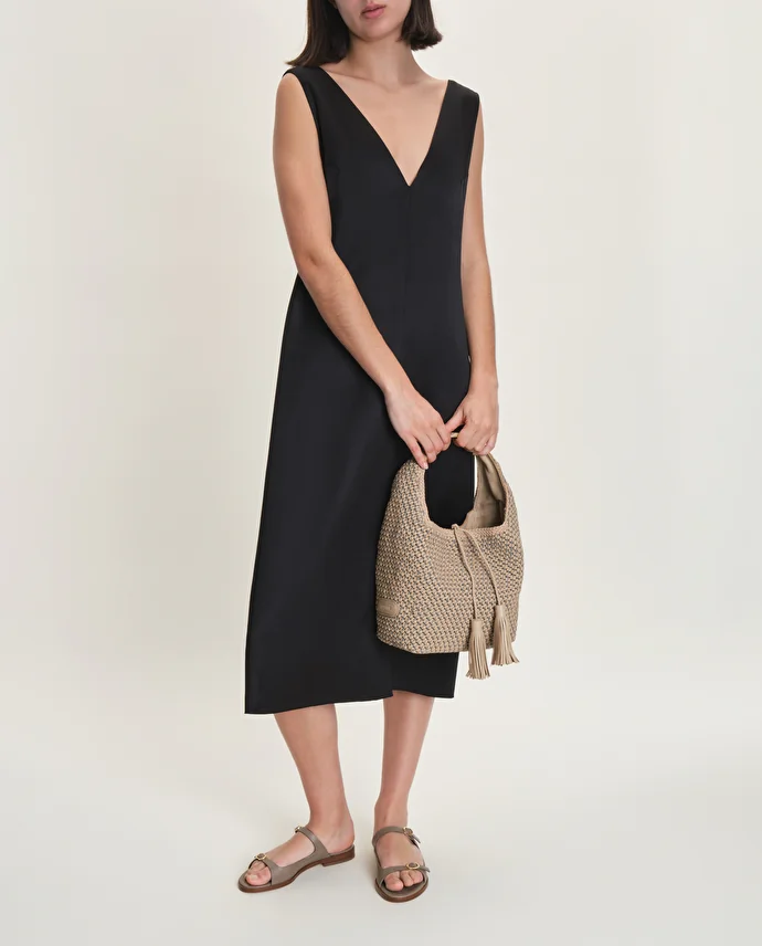 Lottusse Sandales Nylo Cuir De Veau Taupe